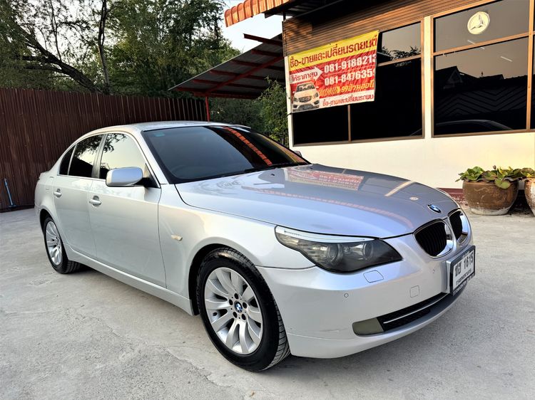 BMW Series 5 2008 520d Sedan ดีเซล ไม่ติดแก๊ส เกียร์อัตโนมัติ บรอนซ์เงิน รูปที่ 3