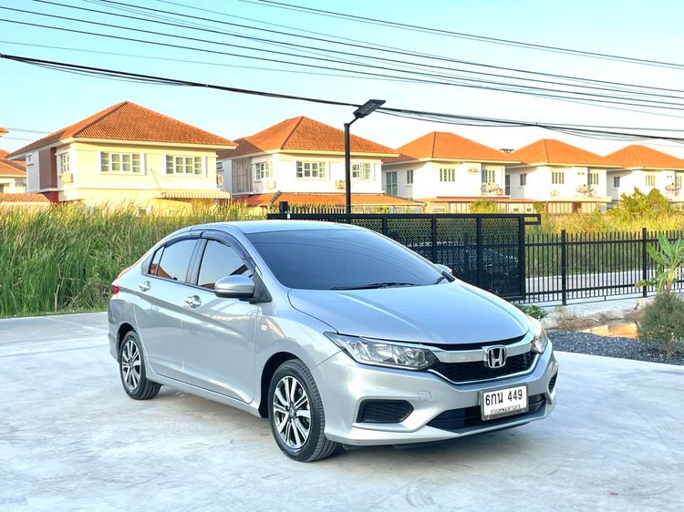 Honda City 2017 1.5 V i-VTEC Sedan เบนซิน ไม่ติดแก๊ส เกียร์อัตโนมัติ เทา รูปที่ 2