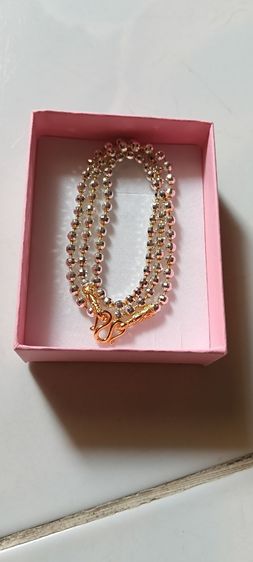 สร้อยคอทองคำขาว 24kงานจิวไม่ลอกไม่ดำ รูปที่ 17