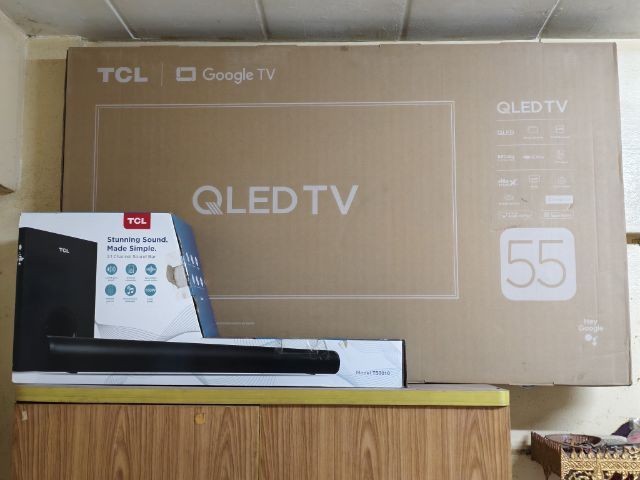 ชุดโฮมเธียเตอร์ ลำโพงแยกชิ้น และซับวูฟเฟอร์ Tcl TV QLED แถมลำโพงซาวด์บาร์