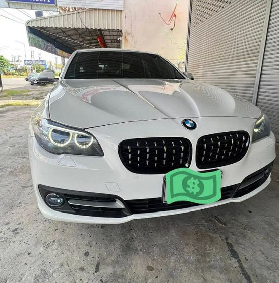 BMW Series 5 2015 520d Sedan ดีเซล ไม่ติดแก๊ส เกียร์อัตโนมัติ ขาว รูปที่ 3