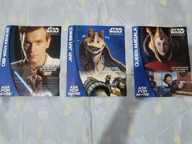 แผ่นพับStarwar Episode1 สภาพกริ๊บ รูปที่ 4