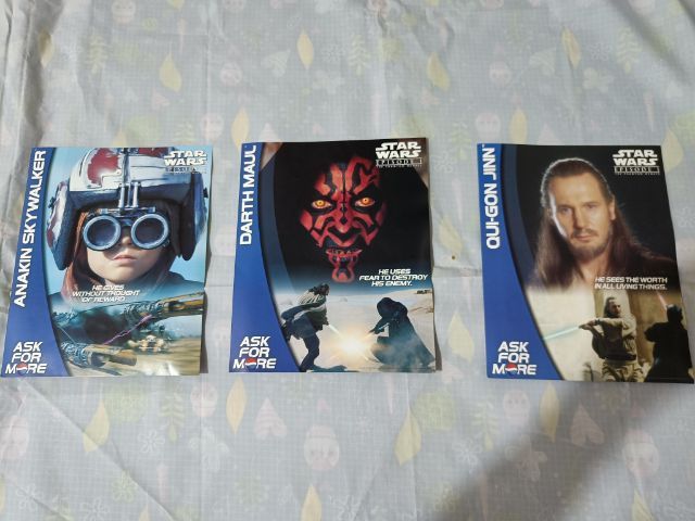 แผ่นพับStarwar Episode1 สภาพกริ๊บ รูปที่ 6