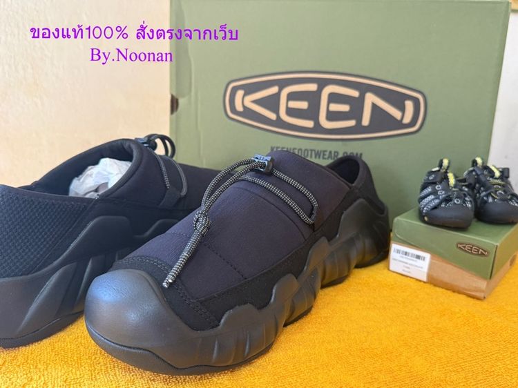 ดำ ผ้าใบ รองเท้าแบบสวมและโลฟเฟอร์ UK 11.5 | EU 46 2/3 | US 12 KEEN Men HYPOWSER CRUSHBACK BLACK ของแท้