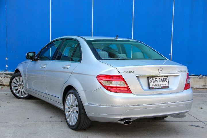 Mercedes-Benz C-Class 2008 C200 Kompressor Sedan เบนซิน ไม่ติดแก๊ส เกียร์อัตโนมัติ เทา รูปที่ 4