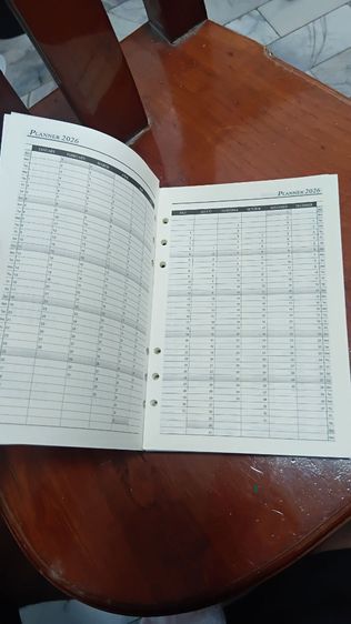 รีฟิล ไดนารี่ สมุด a5 ปฎิทิน 2026 รูปที่ 2