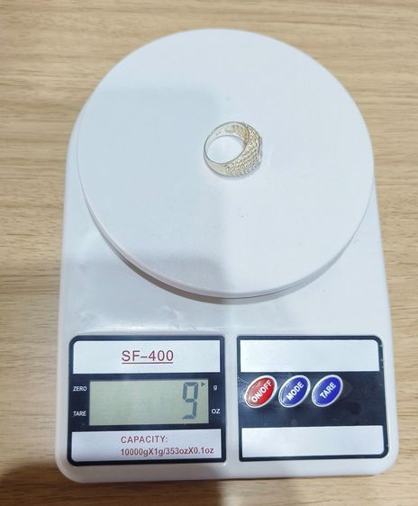 แหวนเงินทรงโบราณ ฝังพลอย รูปที่ 2