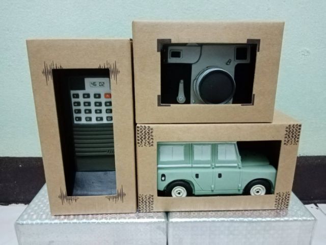 กระปุก ออมสิน ออมเพื่อให้ตามรอยพ่อ วิทยุ กล้อง รถ รูปที่ 2