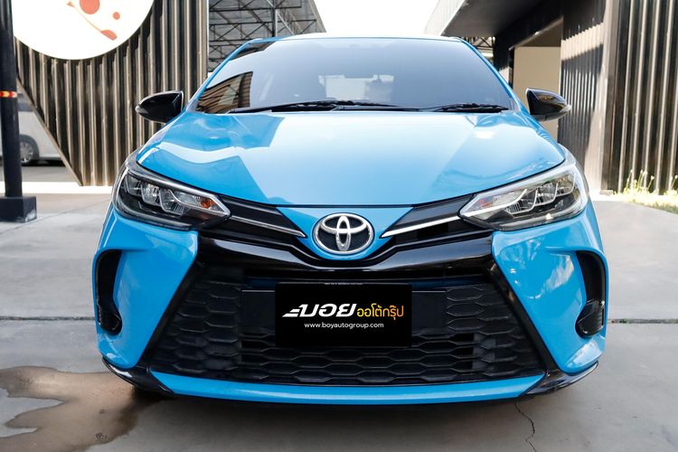 Toyota Yaris 2021 1.2 Sport Sedan เบนซิน ไม่ติดแก๊ส เกียร์อัตโนมัติ ฟ้า รูปที่ 2