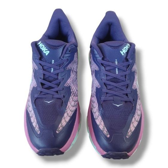 HOKA Mafate Speed 4 สี Night Sky  Orchid Flower size 45 ยาว 29cm. รูปที่ 4