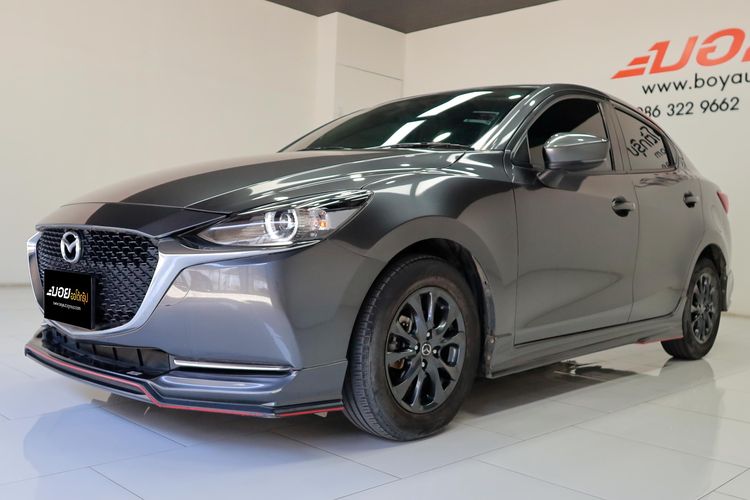 รถ Mazda Mazda 2 1.3 Skyactiv-G S Leather Sedan สี เทา