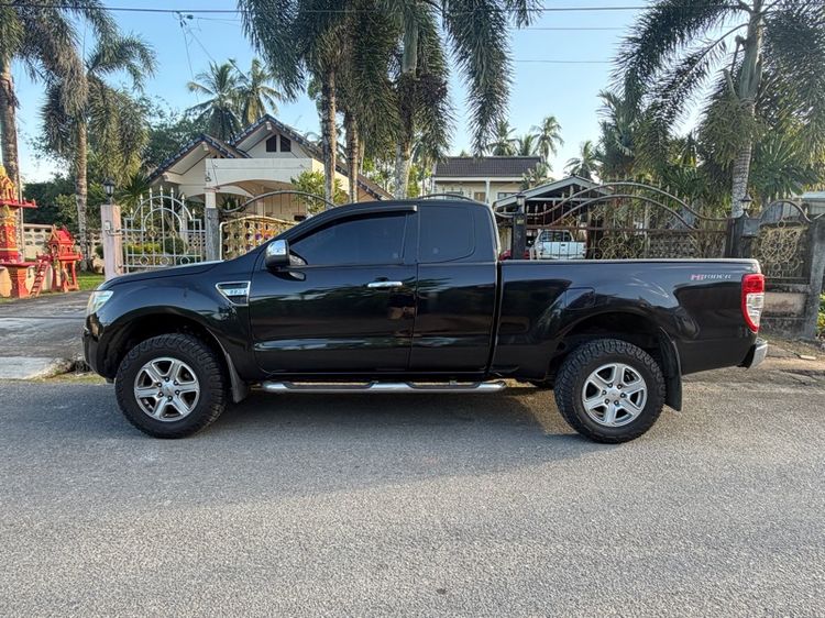 Ford Ranger 2015 2.2 Hi-Rider XLT Pickup ดีเซล ไม่ติดแก๊ส เกียร์ธรรมดา ดำ รูปที่ 4