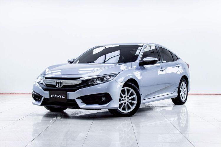 Honda Civic 2017 1.8 E i-VTEC Sedan เบนซิน ไม่ติดแก๊ส เกียร์อัตโนมัติ เทา รูปที่ 4