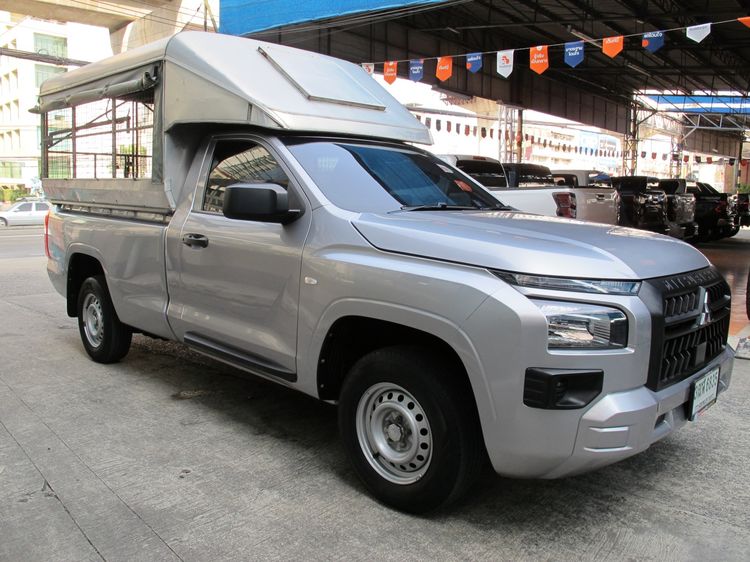 Mitsubishi Triton 2024 2.4 Pro Pickup ดีเซล ไม่ติดแก๊ส เกียร์ธรรมดา เทา รูปที่ 2