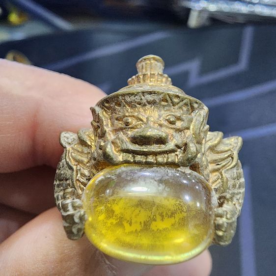 แหวนราหูอมจันทร์ (พลอยหลากสี) ลําพูน ส่งฟรีทั่วประเทศ รูปที่ 3