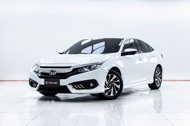 Honda Civic 2016 1.8 E i-VTEC Sedan เบนซิน ไม่ติดแก๊ส เกียร์อัตโนมัติ ขาว รูปที่ 4