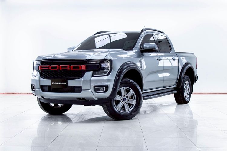 Ford Ranger 2023 2.0 Hi-Rider XLT Pickup ดีเซล ไม่ติดแก๊ส เกียร์อัตโนมัติ เทา รูปที่ 4