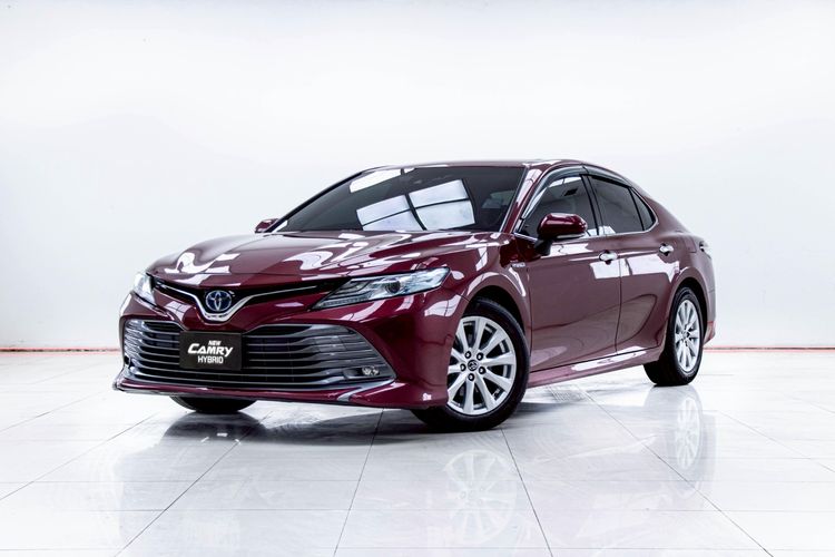 Toyota Camry 2019 2.5 HV Premium Sedan ไฮบริด ไม่ติดแก๊ส เกียร์อัตโนมัติ แดง รูปที่ 4