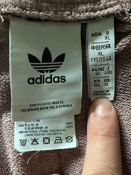 กางเกงขาสั้นผู้ชาย Adidas Purple Adicolor 3-Stripes Shorts สีม่วงเฉดชมพู XL (มือ2) รูปที่ 5