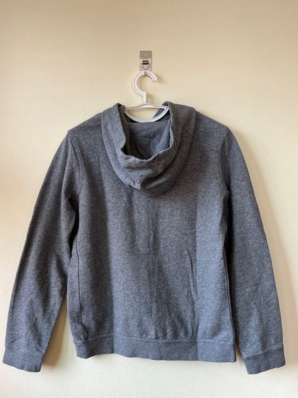 เสื้อสเวตเตอร์มีฮู้ด Nike size M Gray Pullover Hooded Sweatshirt Kangaroo Pocket On Front (มือ2) รูปที่ 4