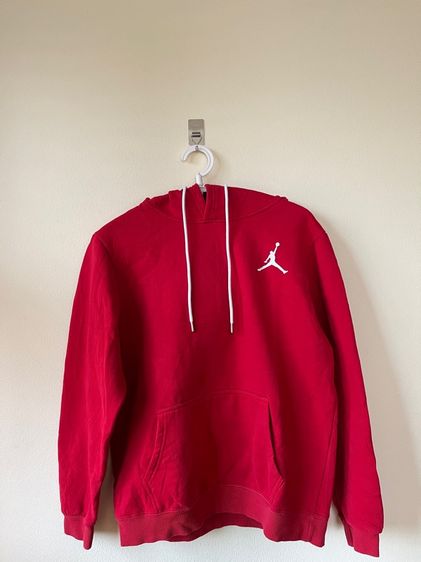เสื้อสเวตเตอร์มีฮู้ Nike Jordan Jumpman Fleece Pullover Hoodie Gym สีแดงโลโก้ขาว size M (มือ2) รูปที่ 3