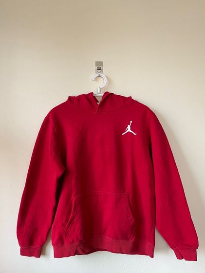 ไม่ระบุ อื่นๆ เสื้อสเวตเตอร์มีฮู้ Nike Jordan Jumpman Fleece Pullover Hoodie Gym สีแดงโลโก้ขาว size M (มือ2)