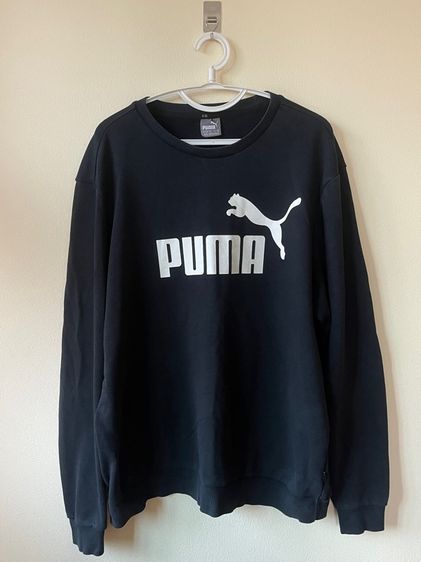 ผู้ชาย อื่นๆ อื่นๆ เสื้อสเวตเตอร์ Puma Essentials Crew Neck Erkek สีดำ XL (มือสอง)