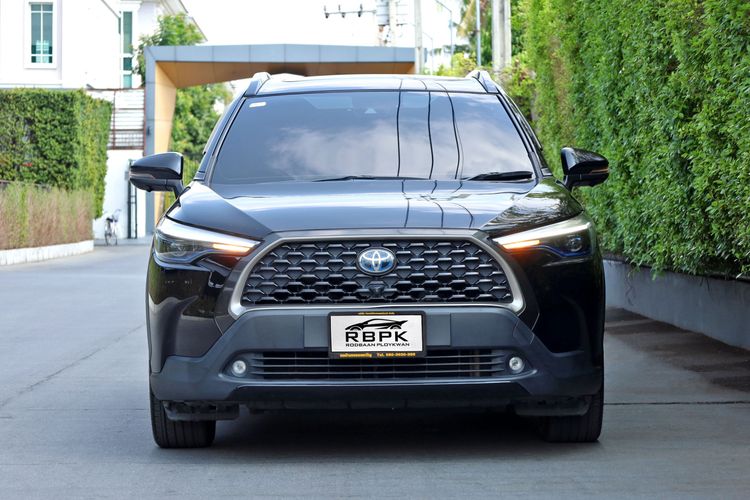 Toyota Corolla Cross 2020 1.8 Hybrid Premium Safety Sedan ไฮบริด ไม่ติดแก๊ส เกียร์อัตโนมัติ ดำ รูปที่ 3