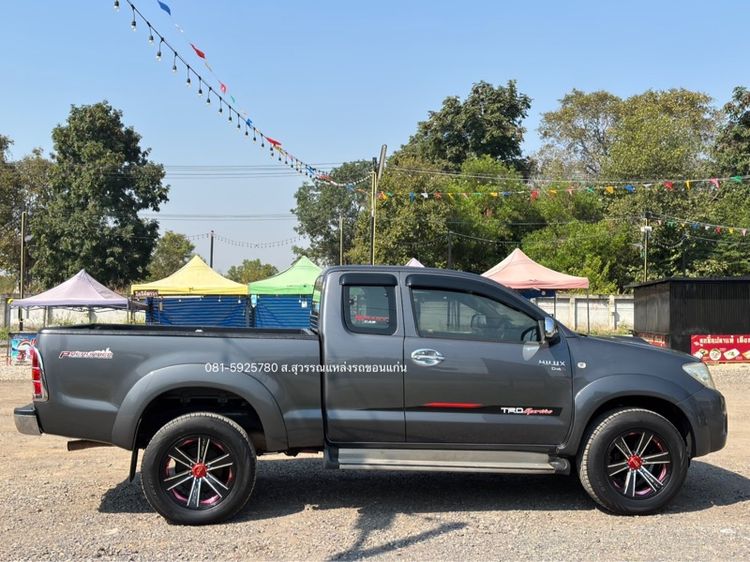 Toyota Hilux Vigo 2009 2.5 E Prerunner VN Turbo Pickup ดีเซล เกียร์ธรรมดา เทา รูปที่ 2