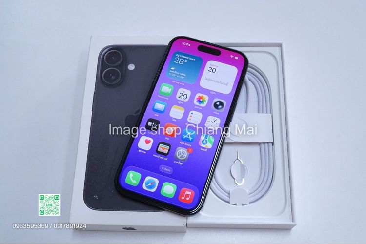 iPhone 16 128GB ครบกล่อง Black 