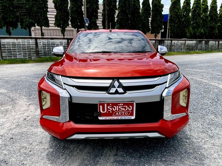 Mitsubishi Triton 2019 2.4 GT Plus Pickup ดีเซล ไม่ติดแก๊ส เกียร์ธรรมดา ส้ม รูปที่ 2