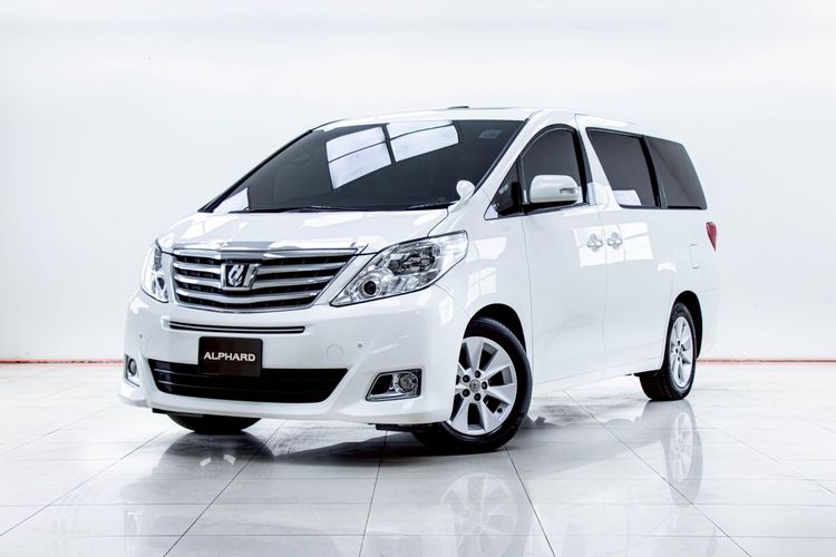 รถ Toyota Alphard 2.4 V สี ขาว