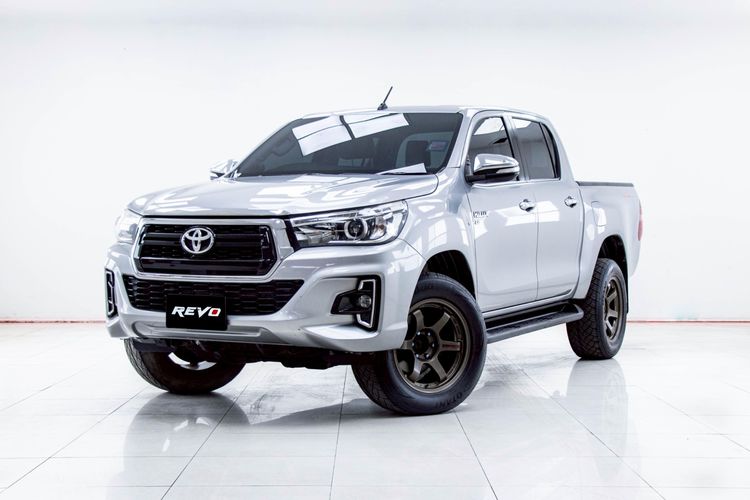 Toyota Hilux Revo 2017 2.4 J Plus Prerunner Pickup ดีเซล ไม่ติดแก๊ส เกียร์ธรรมดา เทา รูปที่ 4