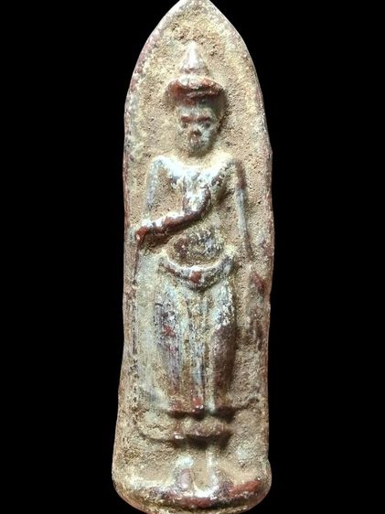 พระร่วงยืนเนื้อตะกั่วสนิมแดงครับ