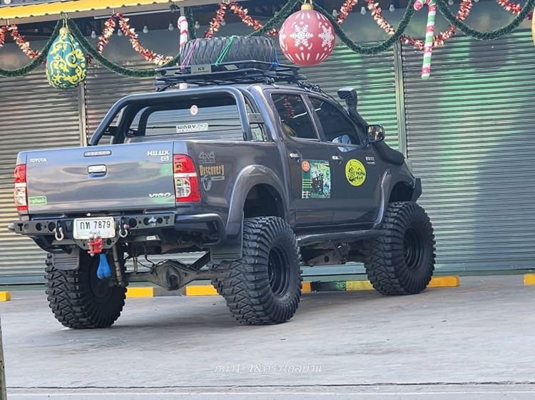 Toyota Hilux Vigo 2008 3.0 G VN Turbo Pickup ดีเซล ไม่ติดแก๊ส เกียร์อัตโนมัติ เทา รูปที่ 3