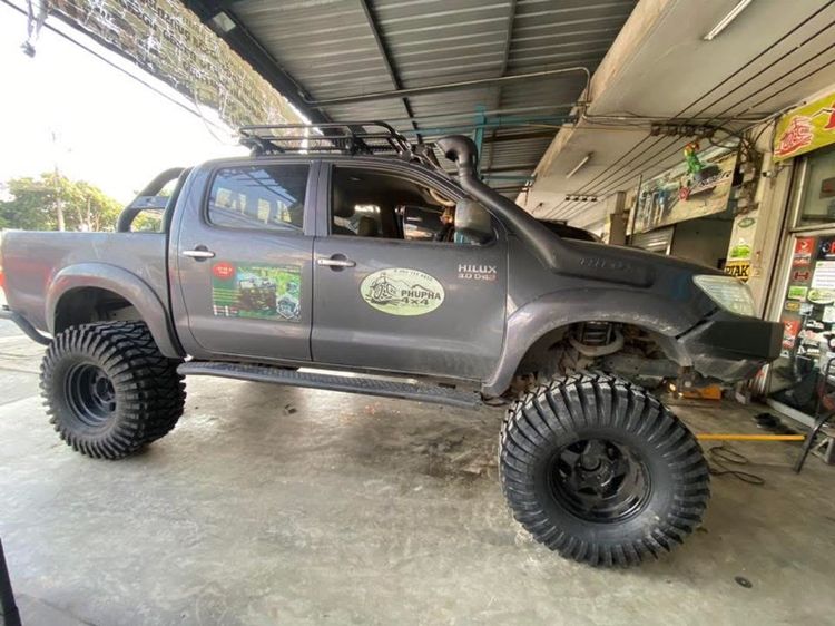 Toyota Hilux Vigo 2008 3.0 G VN Turbo Pickup ดีเซล ไม่ติดแก๊ส เกียร์อัตโนมัติ เทา รูปที่ 4