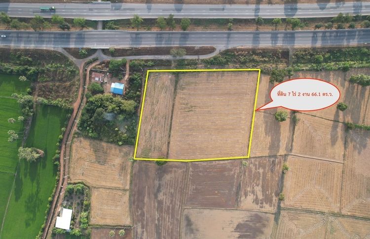 ขายที่ดินติดถนนสายเอเชียตำบลหาดอาษา อำเภอ สรรพยา จังหวัดชัยนาท ติดถนน 129 เมตร