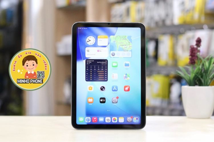 Apple 128 GB 📱IPad mini 7 128GB WiFi สี Gray ประกันถึง  16 มิถุนายน 2026