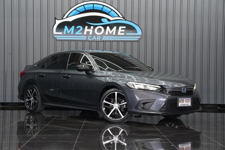 Honda Civic 2022 2.0 eHEV RS Sedan ไฮบริด เกียร์อัตโนมัติ เทา รูปที่ 3