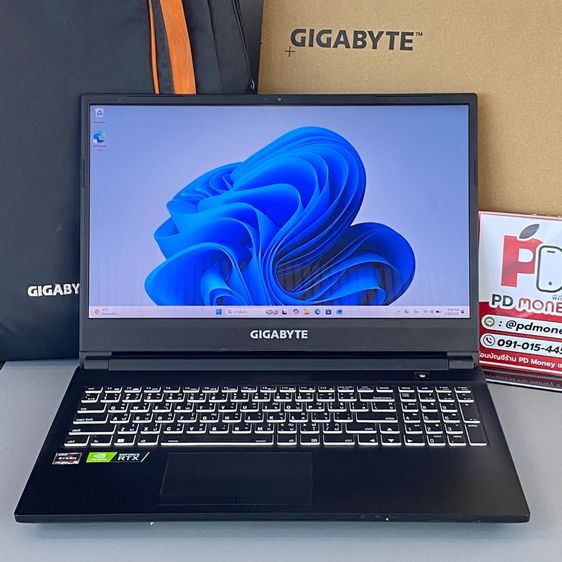 อื่นๆ ใช่ 16 กิกะไบต์ วินโดว์ GIGABYTE A5 K1 Gaming Laptop