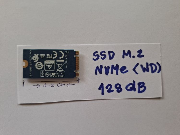 SSD M.2  128 gb 3.0  ( สั้น ) รูปที่ 2
