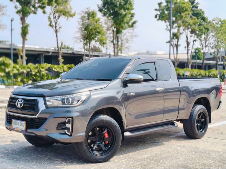 Toyota Hilux Revo 2018 2.4 Prerunner E Plus Pickup ดีเซล ไม่ติดแก๊ส เกียร์ธรรมดา เทา