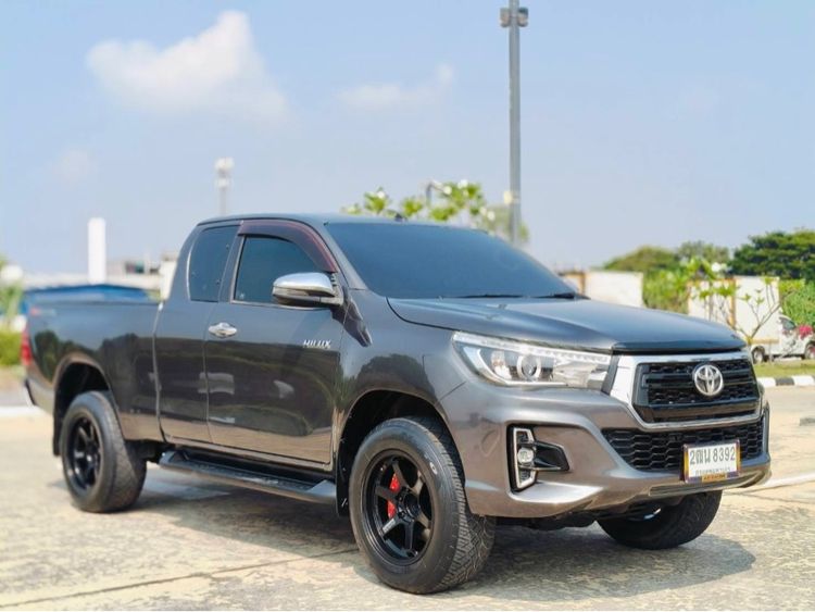 Toyota Hilux Revo 2018 2.4 Prerunner E Plus Pickup ดีเซล ไม่ติดแก๊ส เกียร์ธรรมดา เทา รูปที่ 4