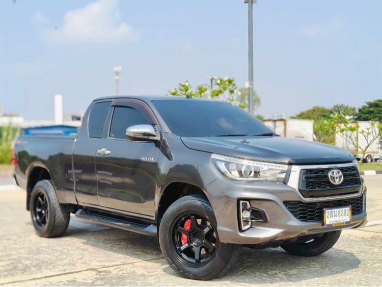 Toyota Hilux Revo 2018 2.4 Prerunner E Plus Pickup ดีเซล ไม่ติดแก๊ส เกียร์ธรรมดา เทา รูปที่ 2
