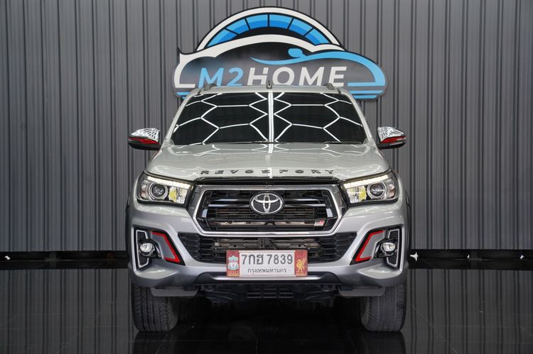 Toyota Hilux Revo 2018 2.8 G Prerunner Pickup ดีเซล เกียร์อัตโนมัติ เทา รูปที่ 2