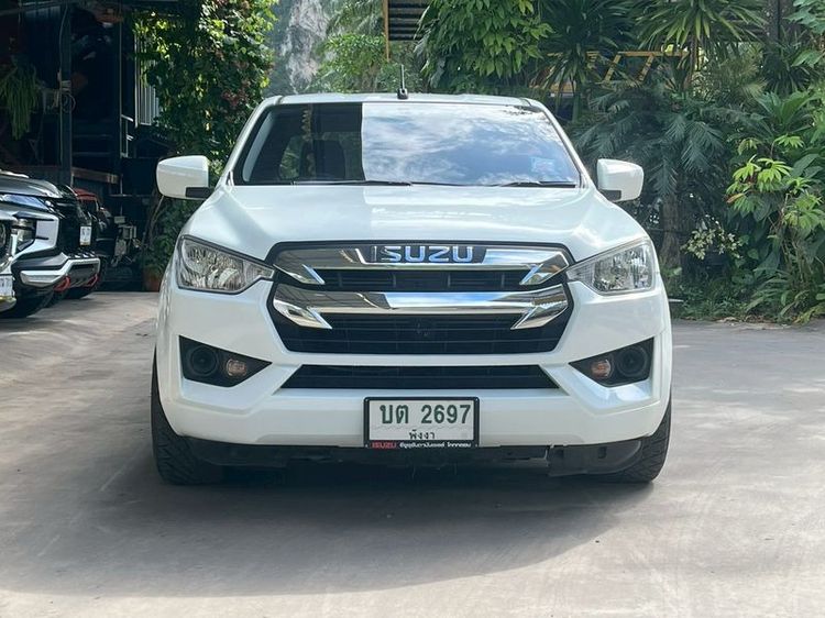 Isuzu D-MAX 2021 1.9 S Pickup ดีเซล ไม่ติดแก๊ส เกียร์อัตโนมัติ ขาว รูปที่ 2