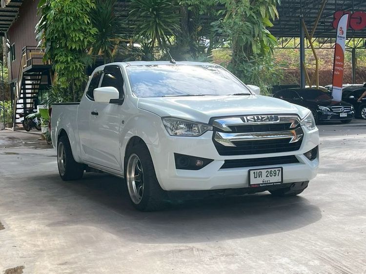 Isuzu D-MAX 2021 1.9 S Pickup ดีเซล ไม่ติดแก๊ส เกียร์อัตโนมัติ ขาว รูปที่ 3
