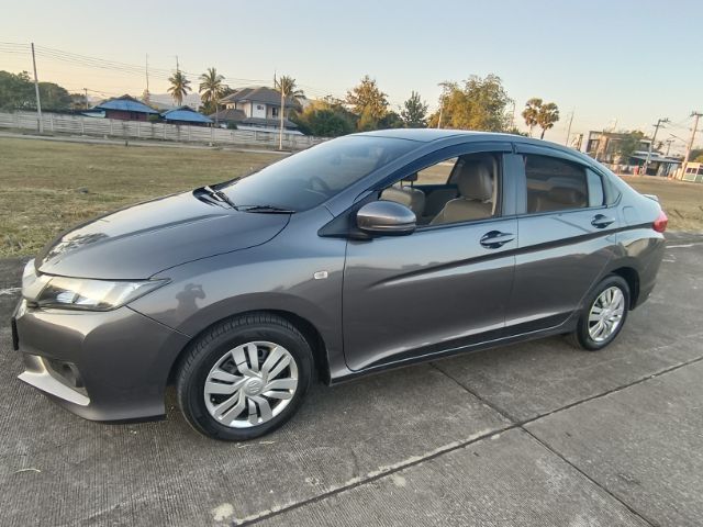 Honda City 2015 1.5 S i-VTEC Sedan เบนซิน ไม่ติดแก๊ส เกียร์อัตโนมัติ เทา รูปที่ 4