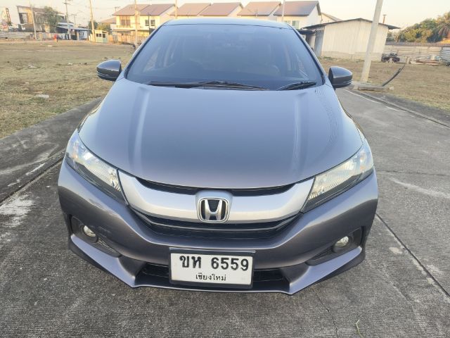 Honda City 2015 1.5 S i-VTEC Sedan เบนซิน ไม่ติดแก๊ส เกียร์อัตโนมัติ เทา