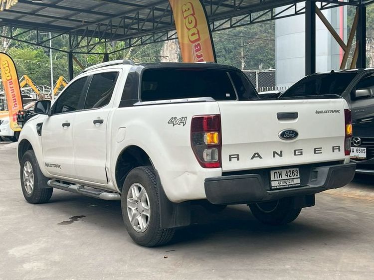 Ford Ranger 2012 2.2 Hi-Rider Wildtrak Pickup ดีเซล ไม่ติดแก๊ส เกียร์อัตโนมัติ ขาว รูปที่ 4